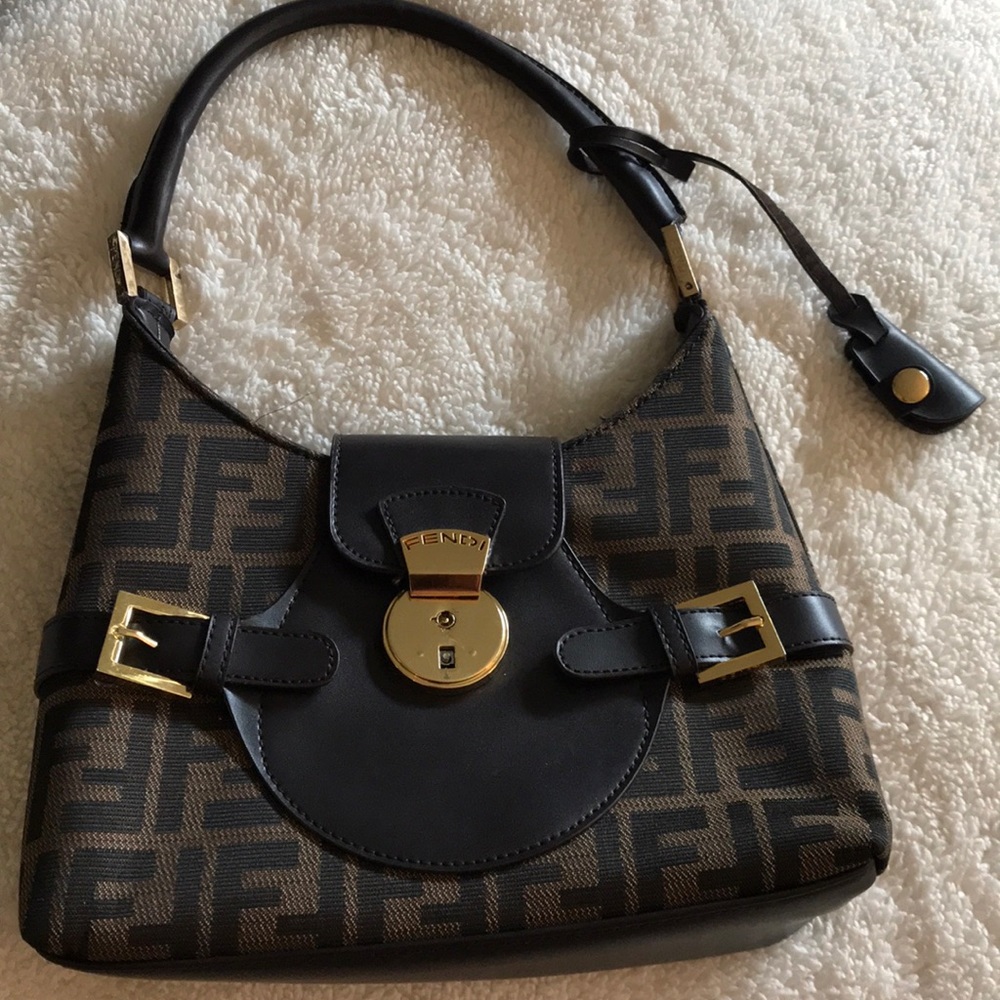 This is a monogram fendi purse.